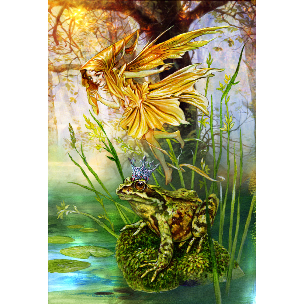 Prince of Ponds (ART52) - Imagus Print A4 Image in A3 Mount