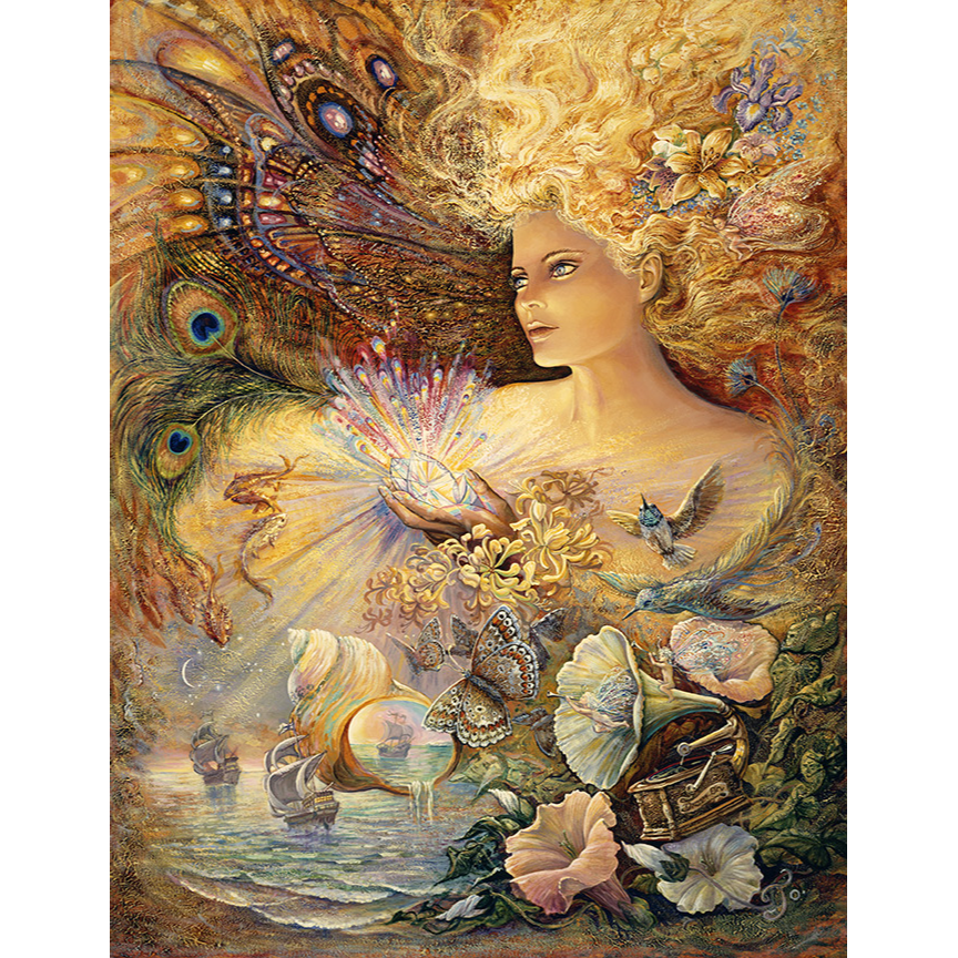 Crystal of Enchantment (ART54) - Imagus Print A4 Image in A3 Mount