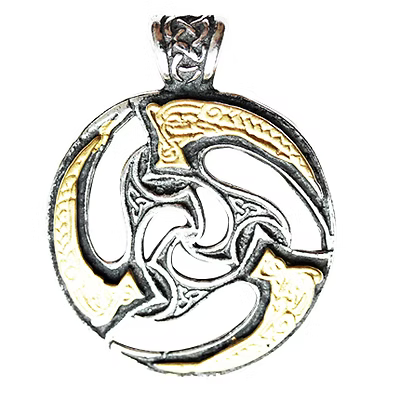 Sun Wheel (NL08) Amulet Pendant Necklace