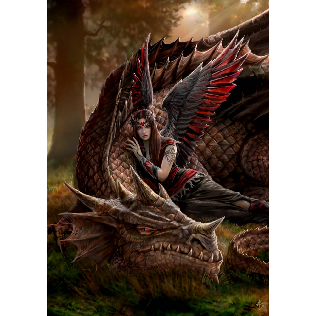 Winged Companions (ART27) - Imagus Print A4 Image in A3 Mount
