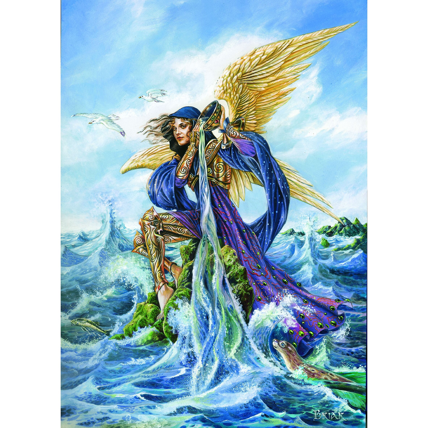 Gabriel (BM17s) 6 x Blank Greetings Cards