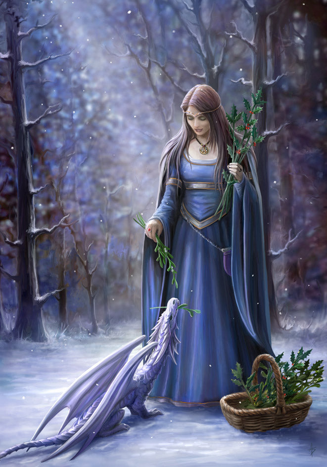 Solstice Gathering (AN41) 6 x Blank / Yule Greetings Cards