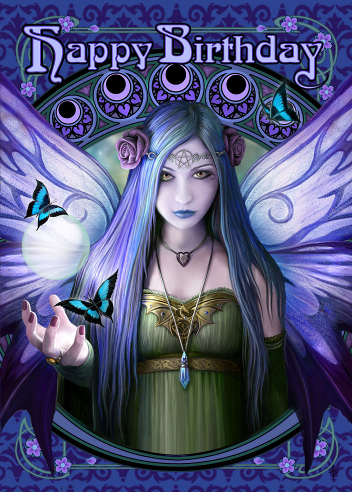Mystic Aura (AN52) 6 x Birthday Greetings Cards