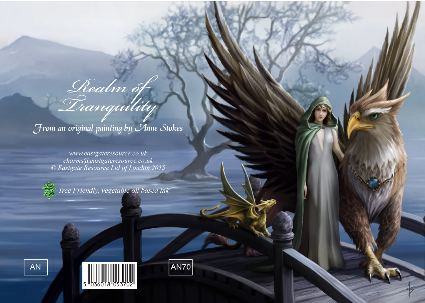 Realm Of Tranquility (AN70) 6 x Blank Greetings Cards