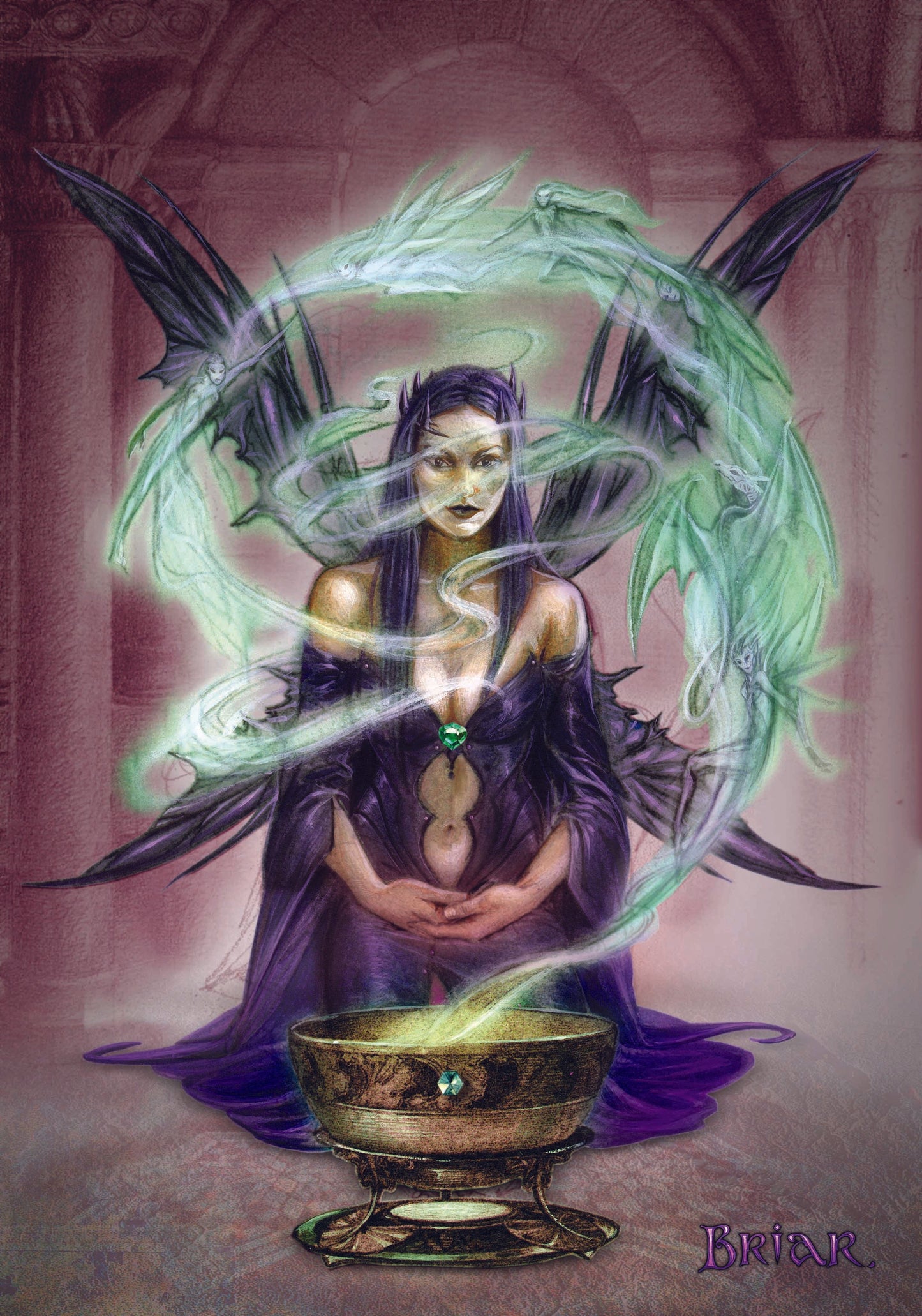 Conjuration (ART32) - Imagus Print A4 Image in A3 Mount