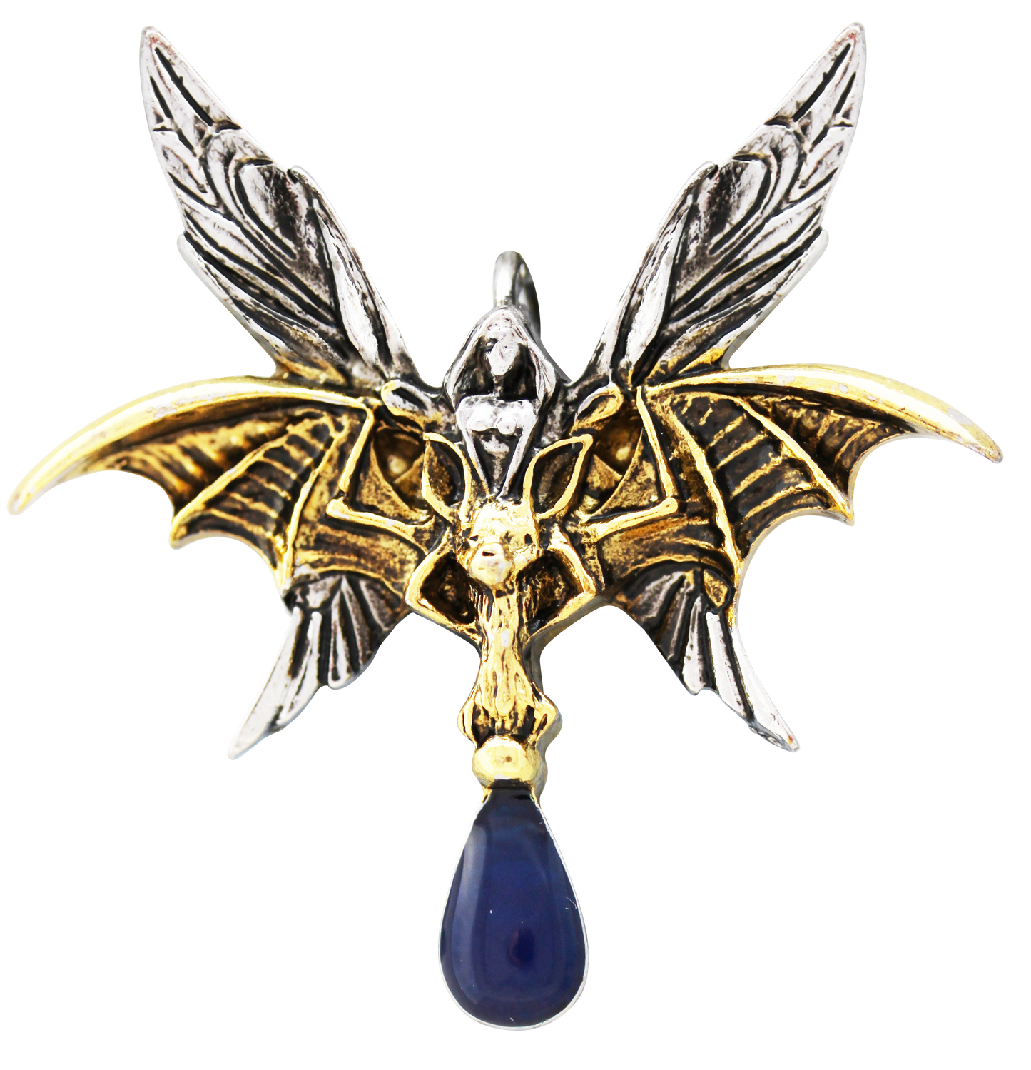 Bat Rider (BAF03) Pendant Necklace