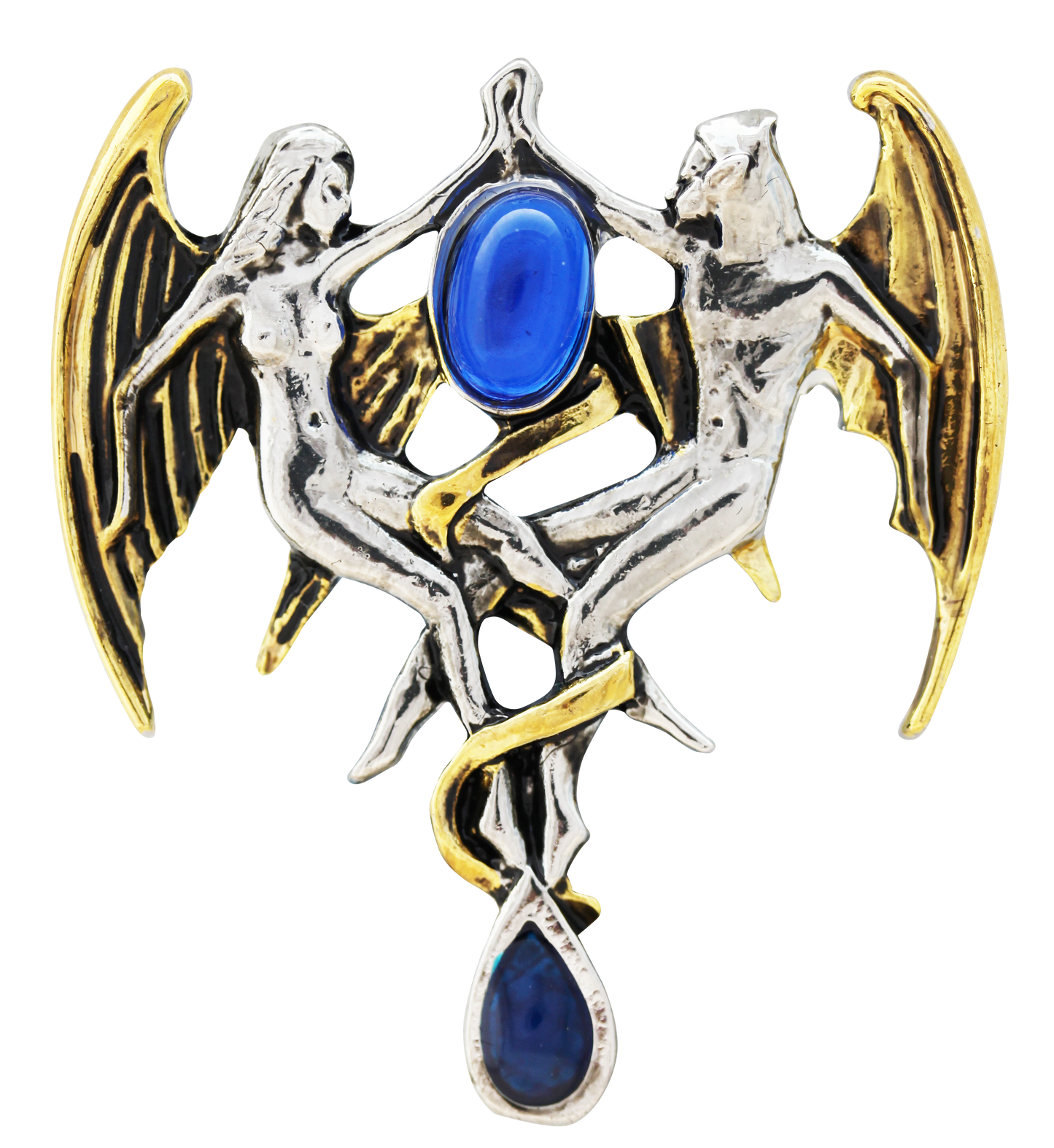 Venus & Mars (BAF13) Pendant Necklace