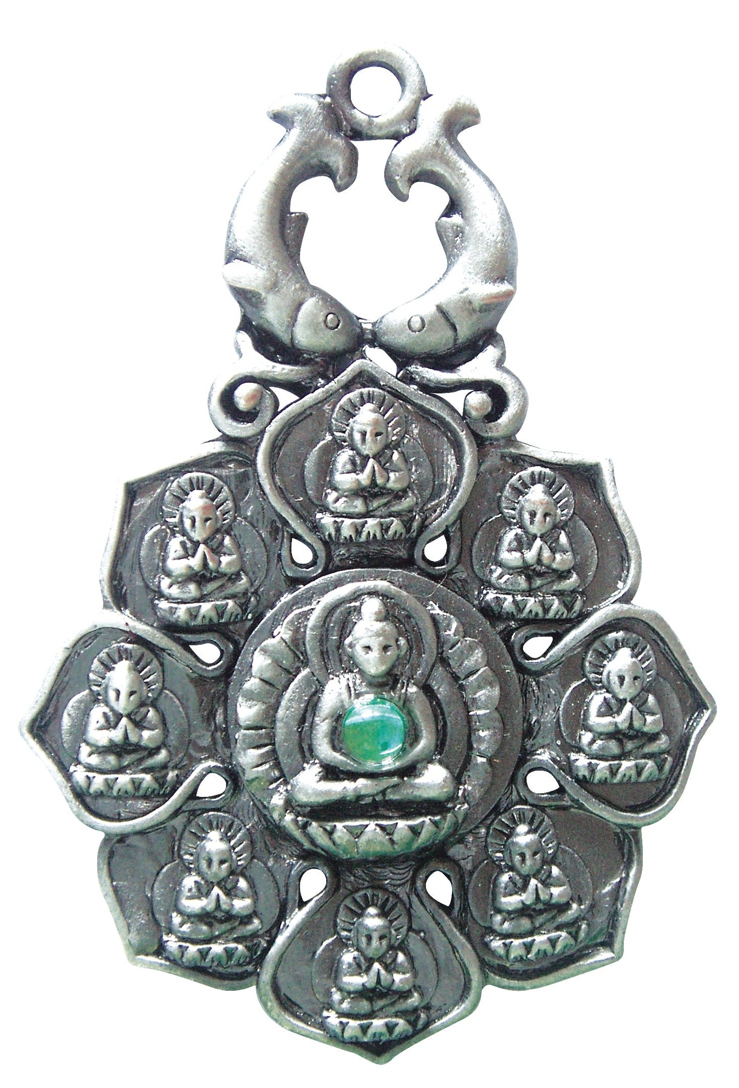 Bloom of Enlightenment (BD10) Charm Pendant Necklace