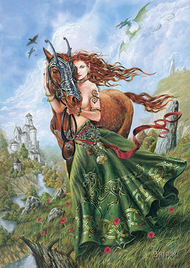 Rhiannon (BM03) 6 x Blank Greetings Cards