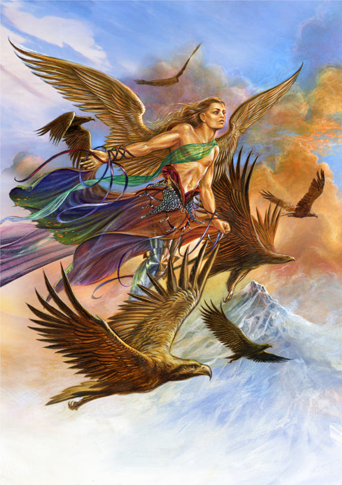 Air Angel (BM82) 6 x Blank Greetings Cards