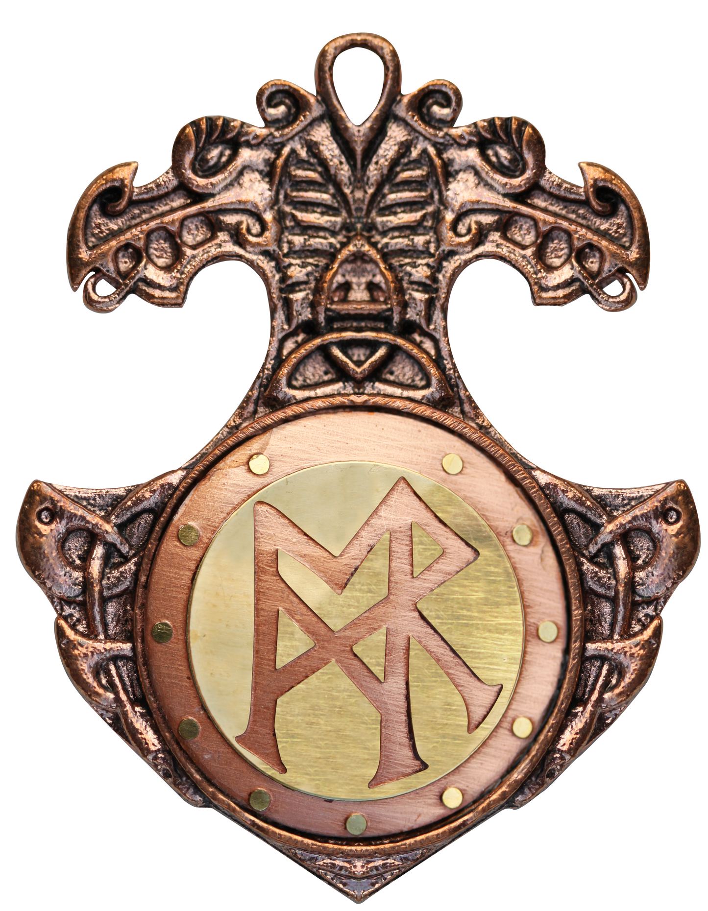 Job Security (BR12) Rune Charm Pendant Talisman Necklace