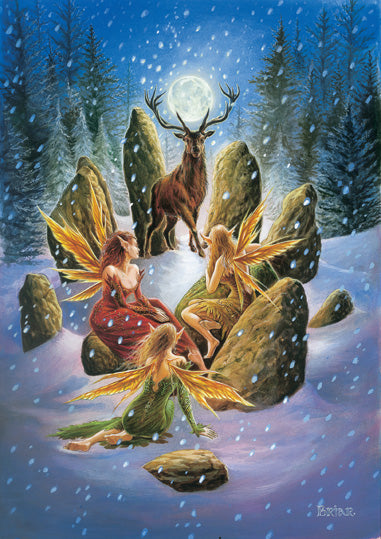 Yule Stag (BY03) 6 x Yule Greetings Cards