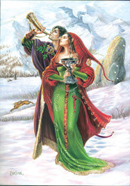Welcoming Yule (BY06) 6 x Yule Greetings Cards