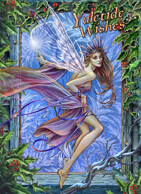 Frost Faerie (BY19) 6 x Yule Greetings Cards