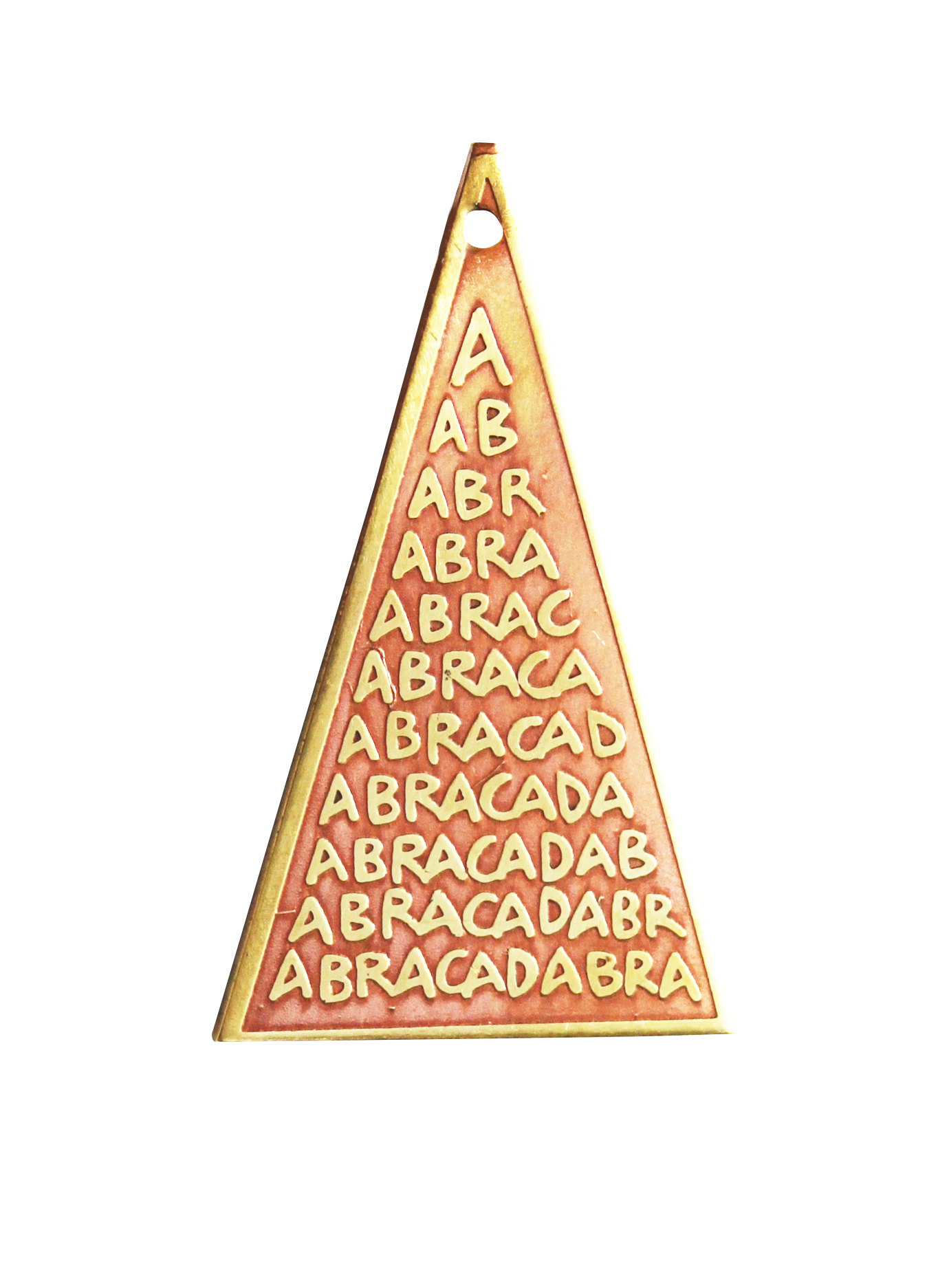 Abraca Triangle (C90) Charm Amulet Talisman