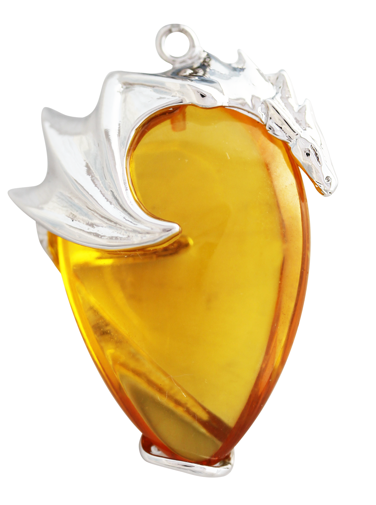 Basking Draca (CK06) Dragon Pendant Necklace