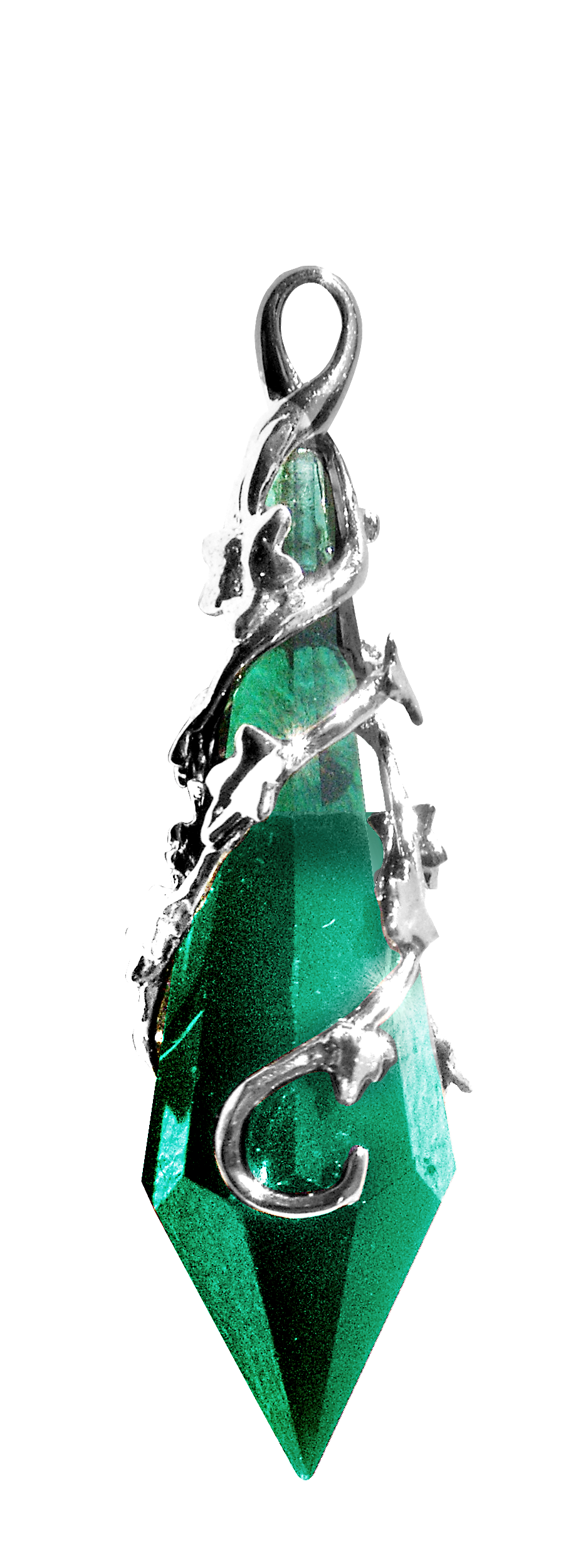 Hedera Helix (CK10) Ivy Pendant Necklace
