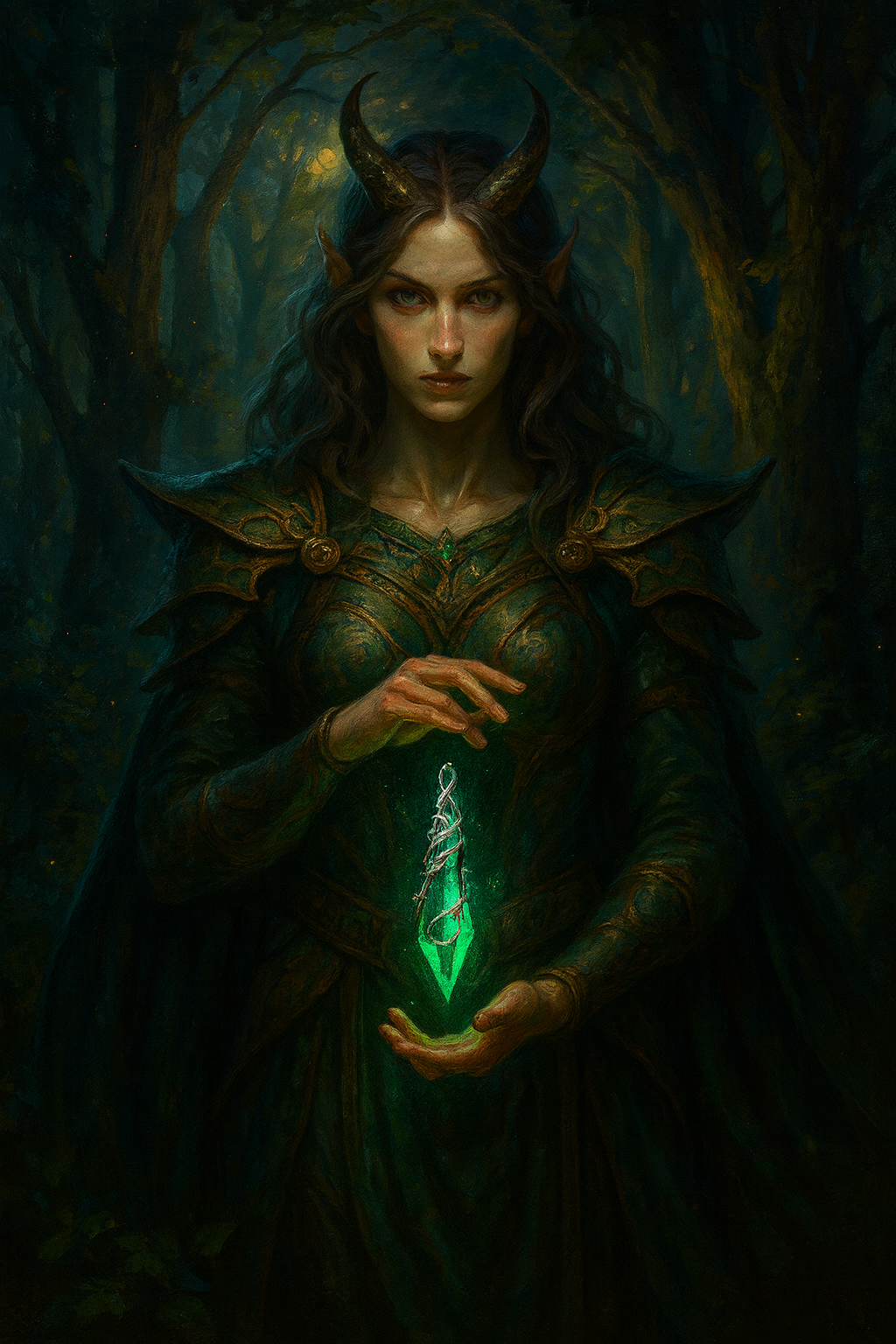 Hedera Helix (CK10) Ivy Pendant Necklace