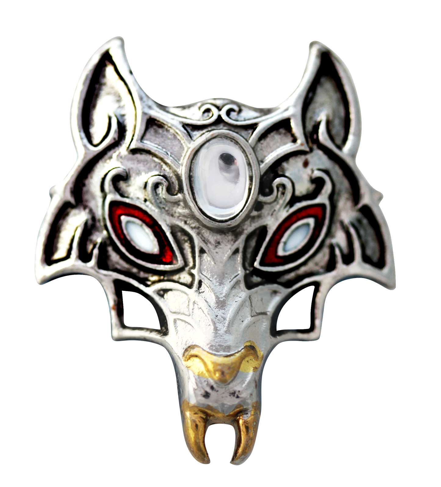 Masque of the Wolf (CN18) Pendant Necklace