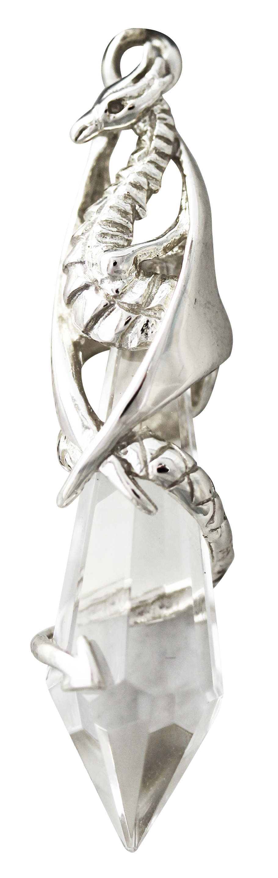 Keeper of the Crystal (COM13) 925 Sterling Silver Pendant Necklace
