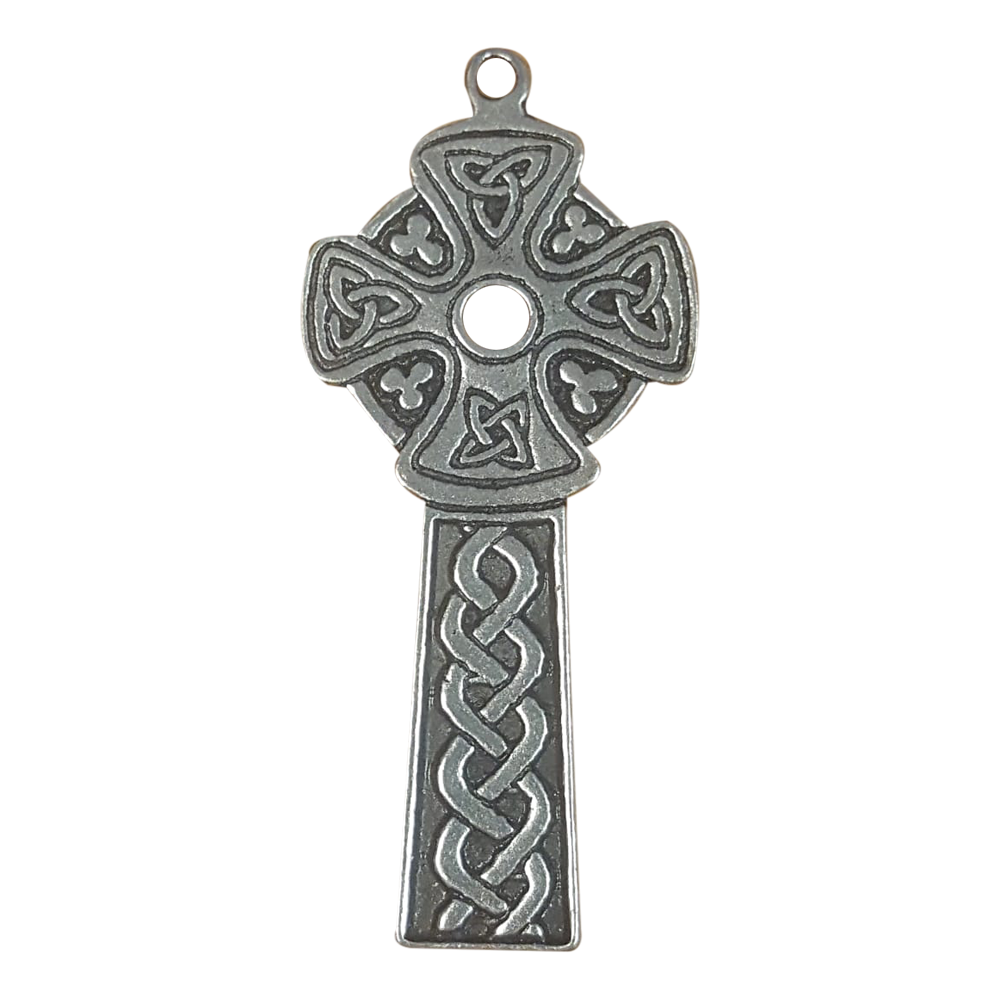 Celtic Cross (D1) Silver Plated Charm