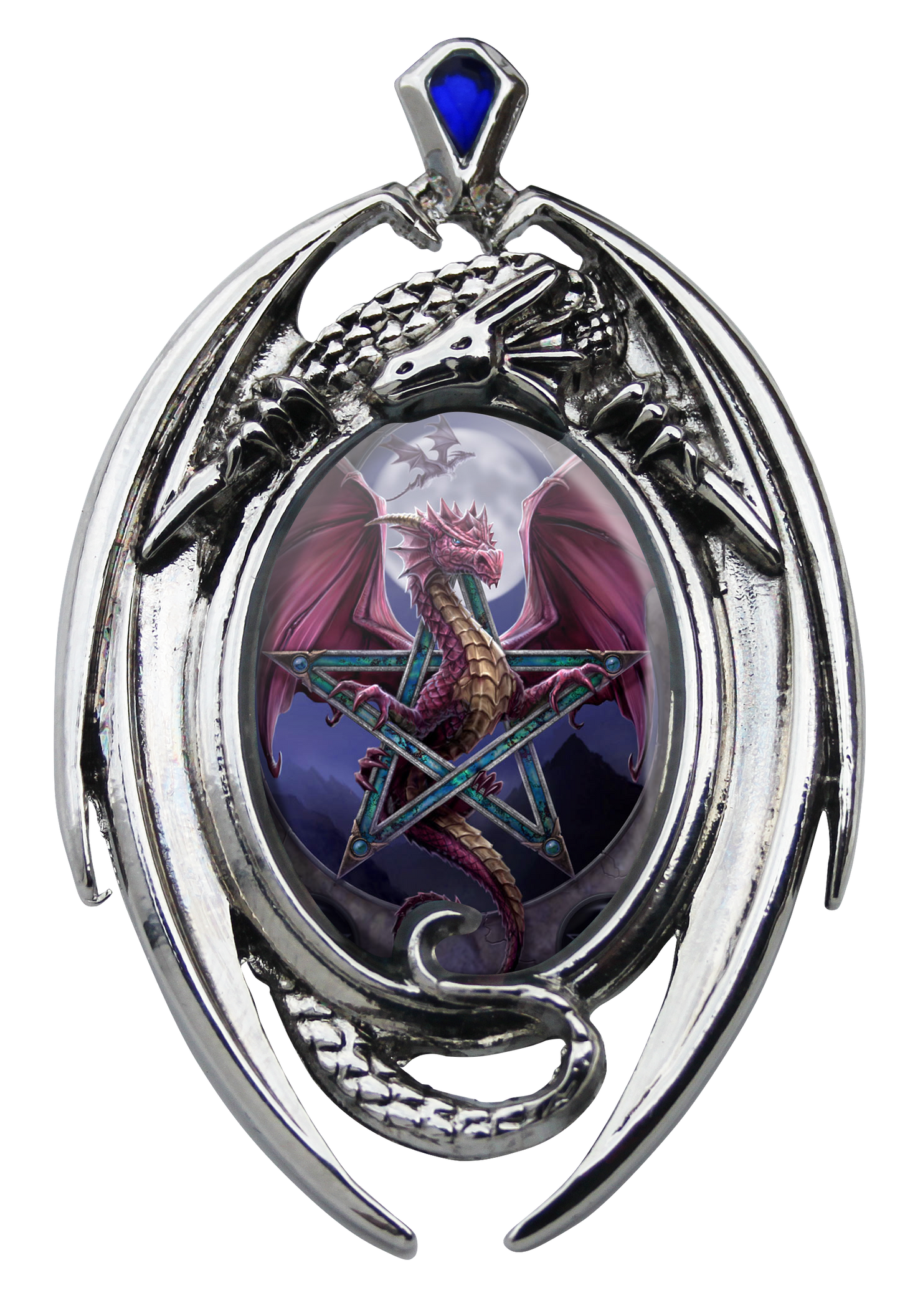 Lunar Magic Cameo (EC10) Pendant Necklace by Anne Stokes