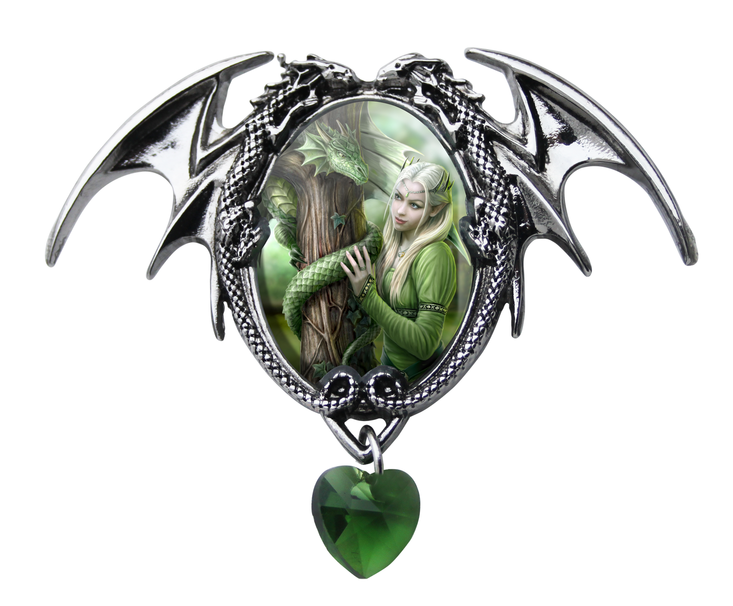 Kindred Spirits Cameo (EC2) Pendant Necklace by Anne Stokes