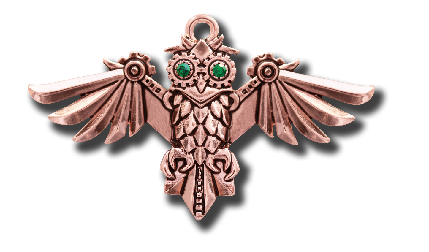 Valkyrie Heart (EN1) Steampunk Pendant Necklace