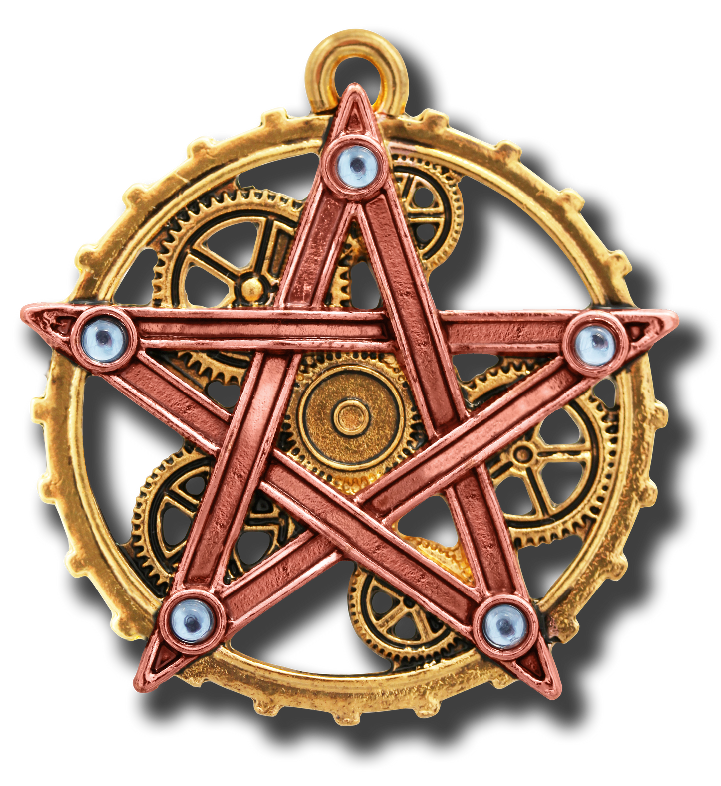 Penta Meridia (EN7) Steampunk Pendant Necklace