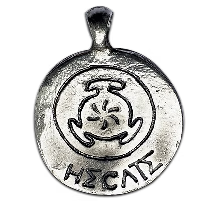 Hecate (GC01S) Double Sided Pendant Coin Necklace