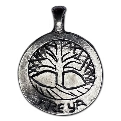 Freya (GC04S) Double Sided Pendant Coin Necklace