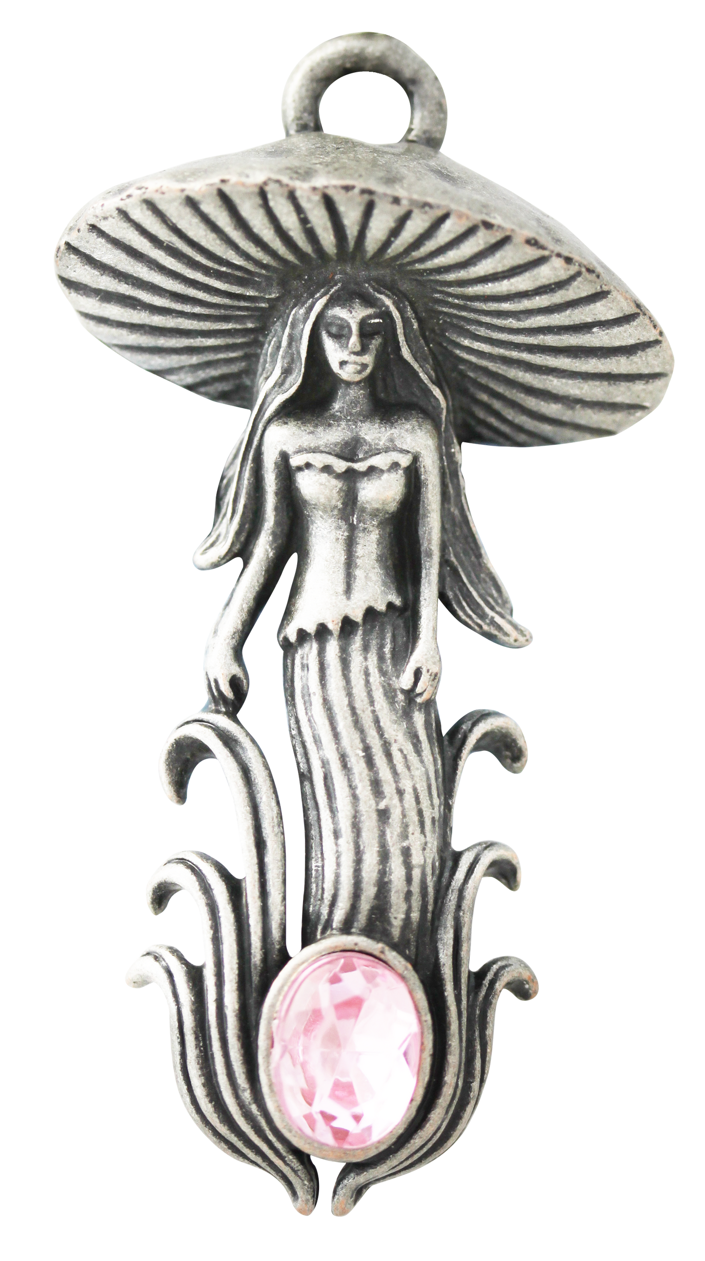 The Mushroom Fairy (GW02) Pendant Charm Necklace