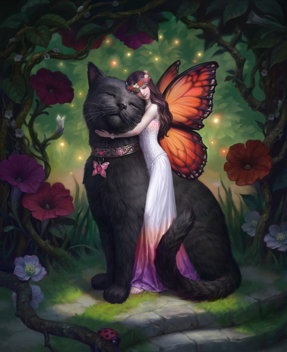 Fairy Friend (JR06) 6 x Blank Greetings Cards