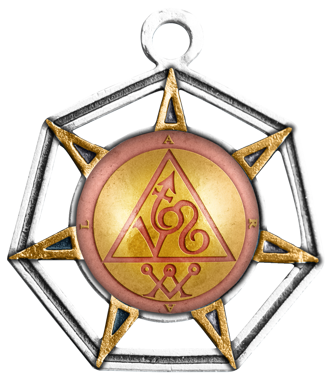 Aral, Angel of Fire (MM11) Pendant Charm Necklace