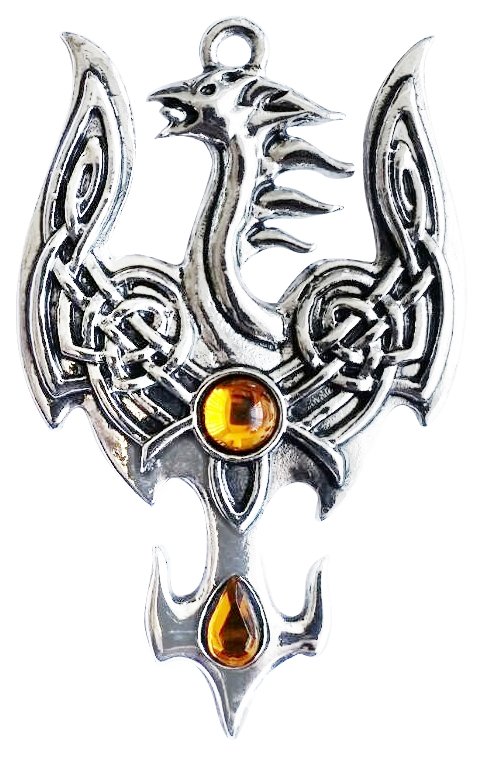 Avalonian Phoenix (MY1) Pendant Charm Necklace