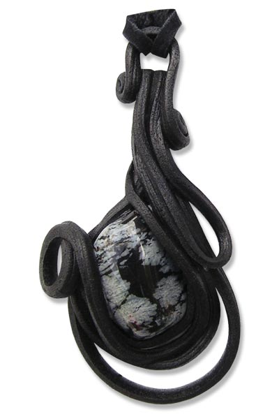 Anhänger mit Obsidian