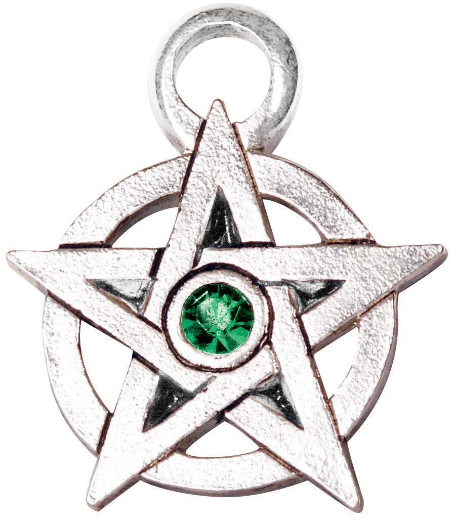 Jewelled Pentagram (PR7) Pendant Necklace