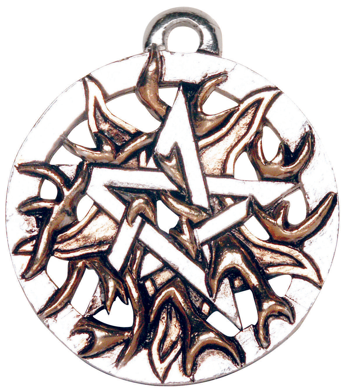 Fire Pentagram (PR9) Pendant Necklace