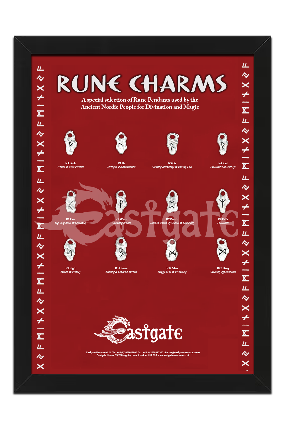 Rune Charms Display Board (RCDB)