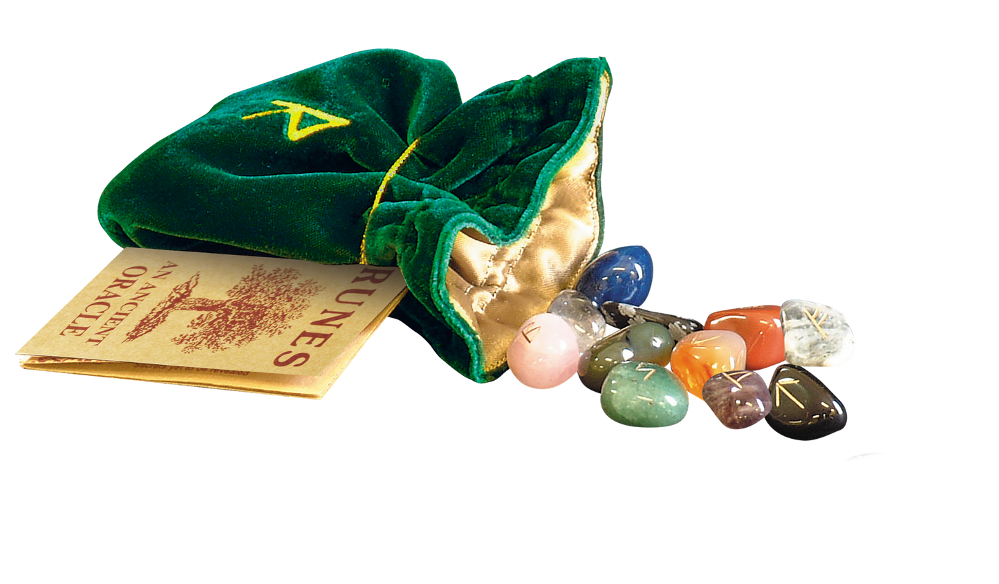 Rune Set Gemstone (RSS) in Velvet Pouch