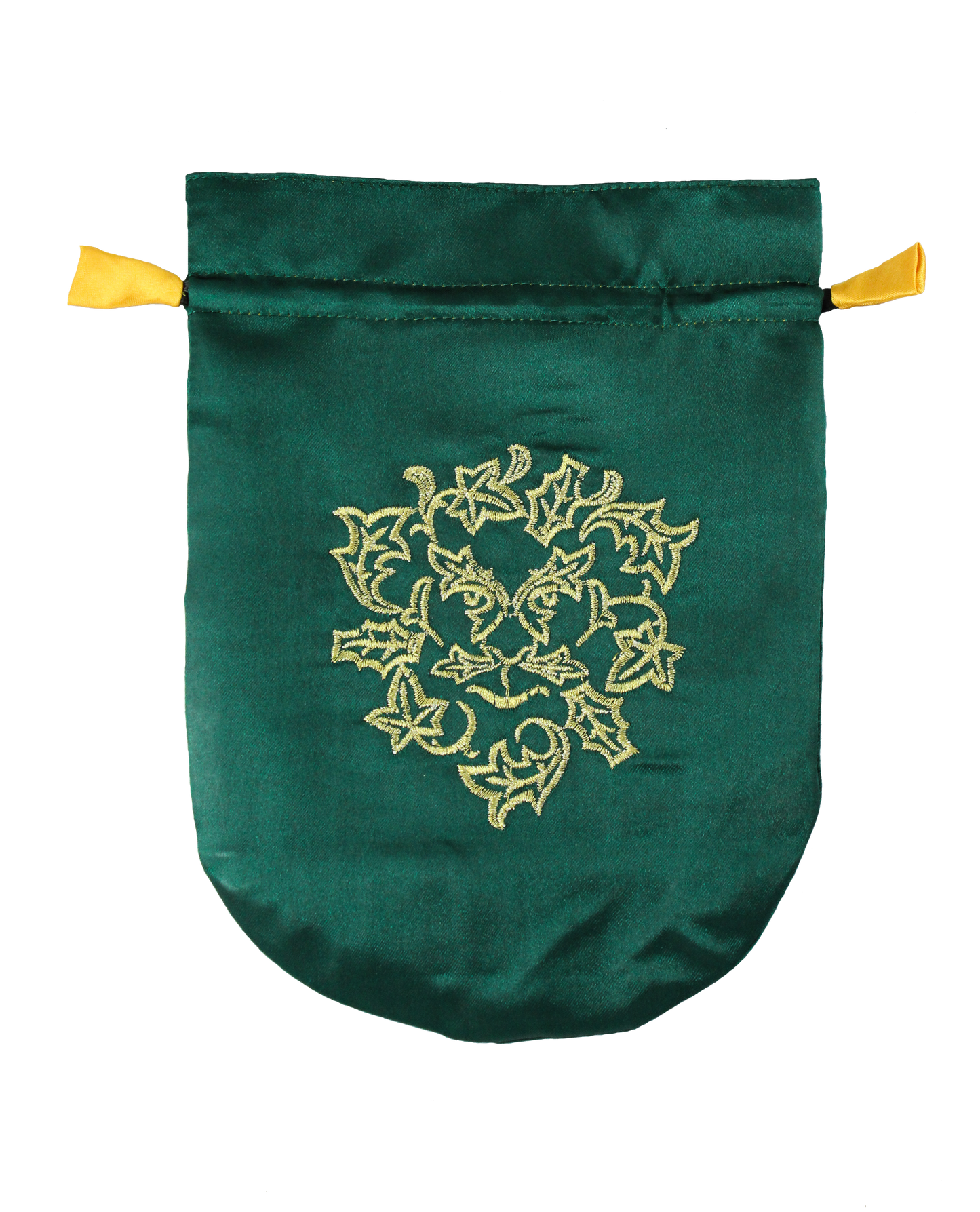 Green Man (STB05) Lined Satin Tarot Bag