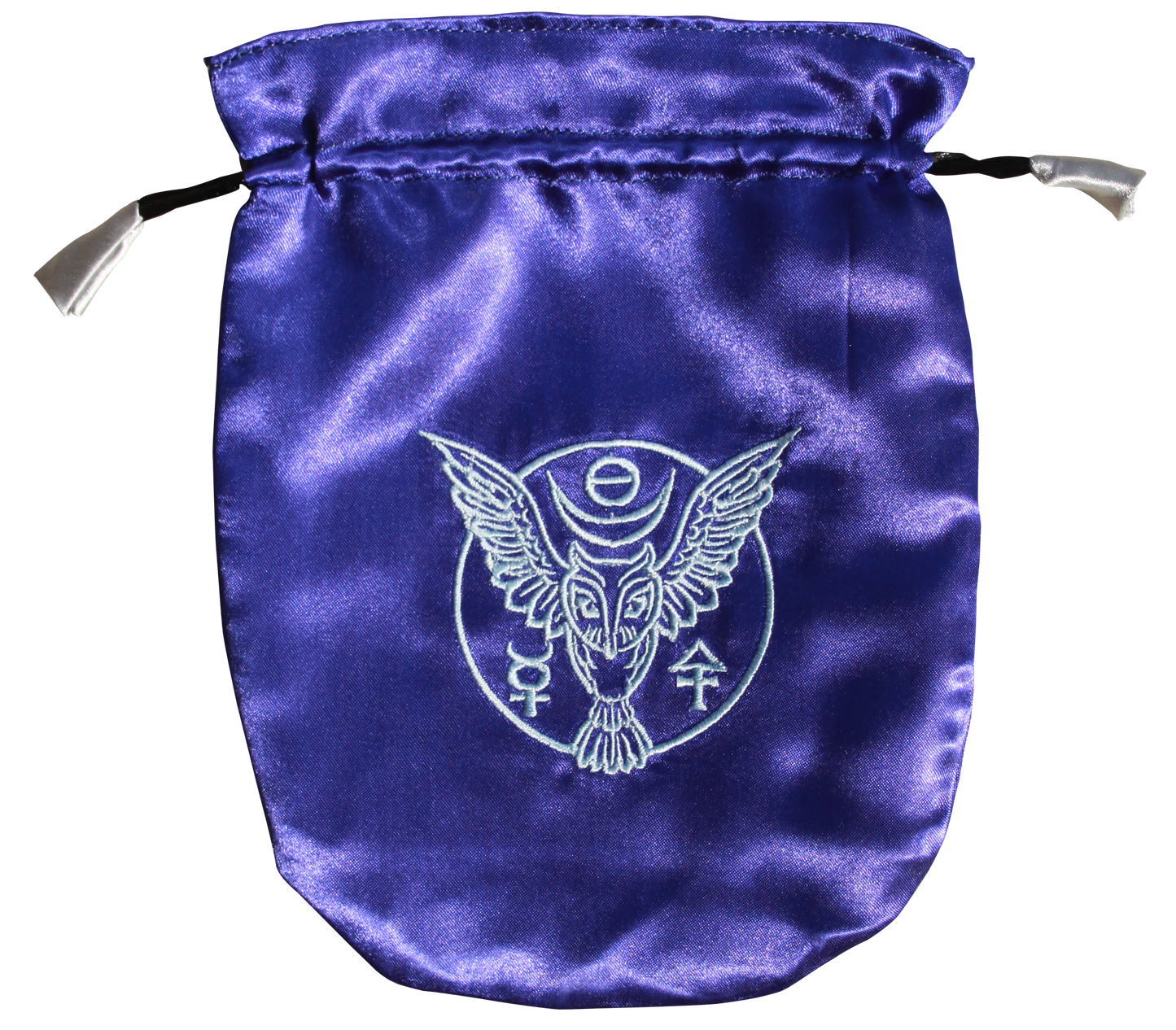 Rune Owl (STB06) Lined Satin Tarot Bag