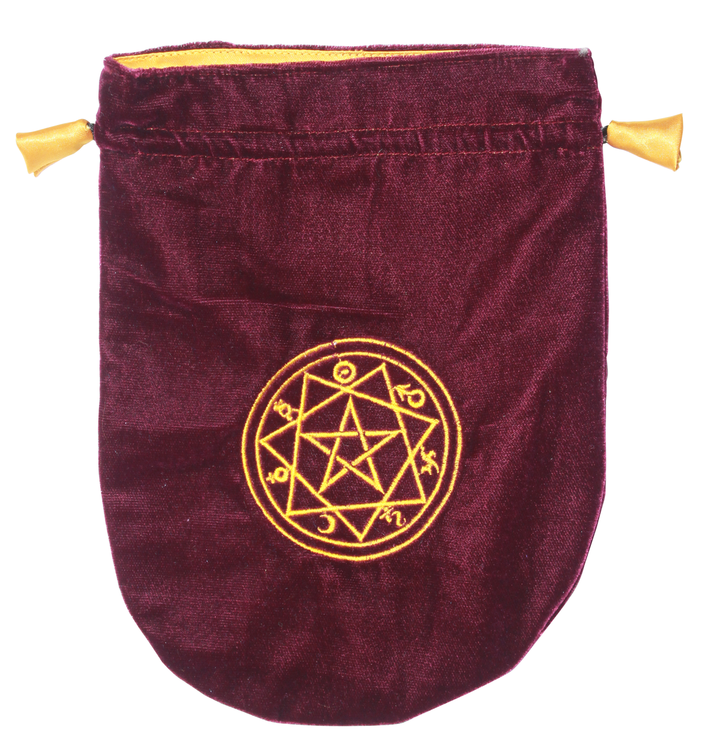 Sigillum Circle (VTB08) Lined Velvet Tarot Bag