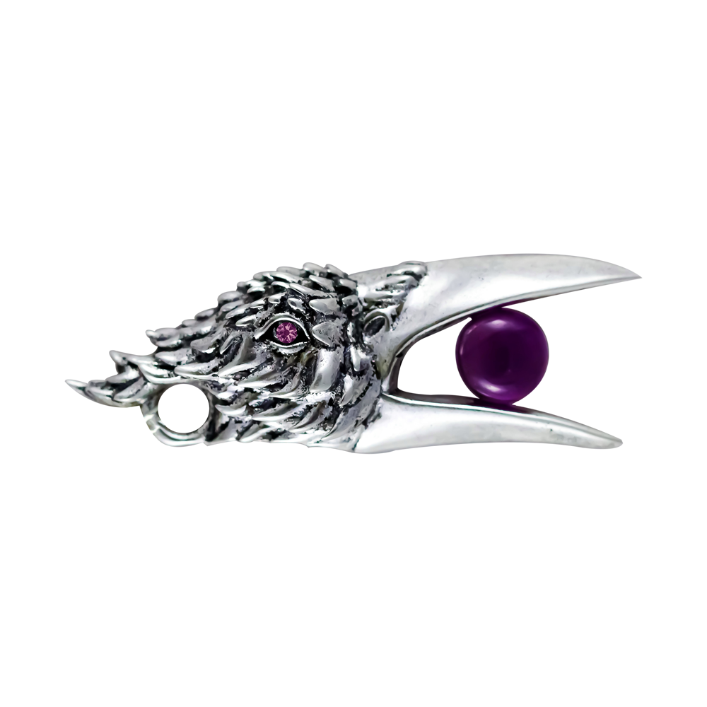 Raven's Head (WF08) Pendant Charm Necklace