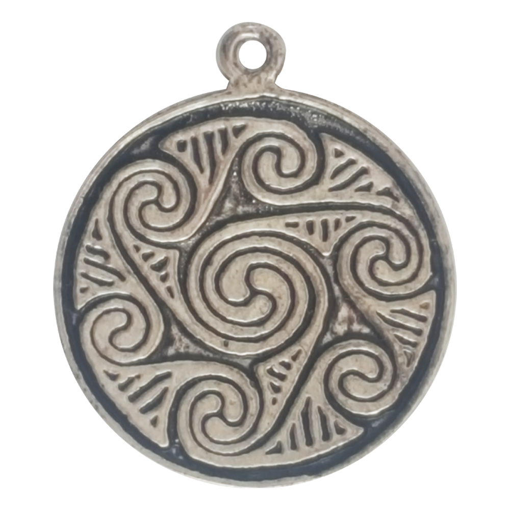 Wheel of Taranis (L8) Charm Amulet