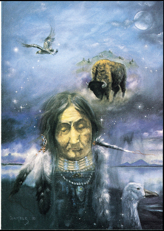 Shape Changer - Pack of 6 Blank Greetings Card with Envelope (007)