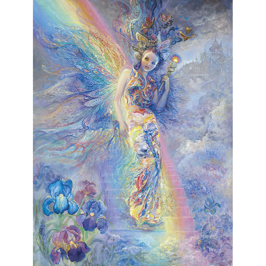 Iris, Keeper of the Rainbow (ART57) - Imagus Print A4 Image in A3 Mount
