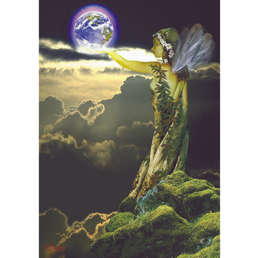 Earth Maker (ART24) - Imagus Print A4 Image in A3 Mount