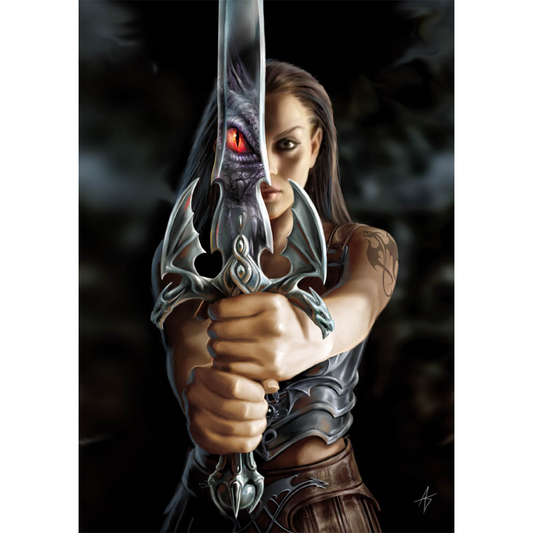 Dragon Reflection (ART26) - Imagus Print A4 Image in A3 Mount