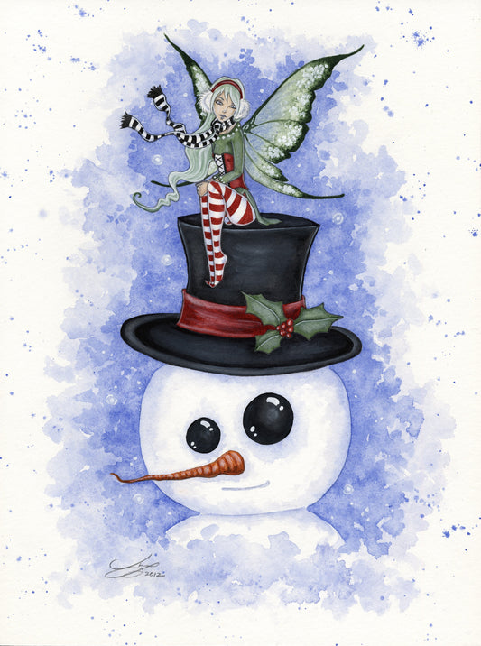Frosty Friends (ABC4) 6 x Yule Greetings Cards